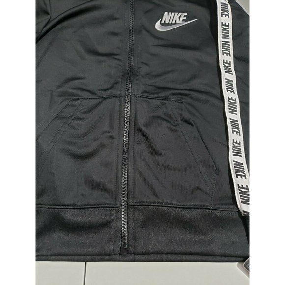 Nike 2-Pc Logo Track Suit Jacket & Pants Set Boys Size 7 Black 86D699-023 - Picture 3 of 10